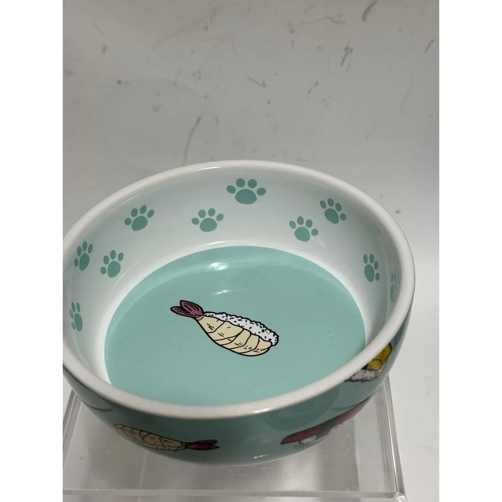 cat Bowl Sushi Theme- Ceramic